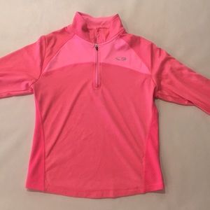 Bright pink champion pullover Medium